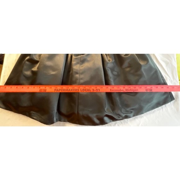 Morton Myles Gorgeous Black Vintage Dress Bows Rhinestones Size 10 Short Sleeve - Picture 9 of 14